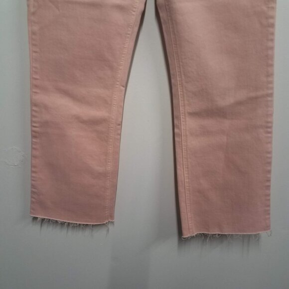 Lucky Brand Jeans Pink Womens 2/26 Bridgette Cropped Flare 7W14571 Denim New - Picture 2 of 8